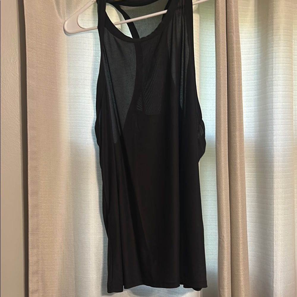 Black Sleeveless Women's Top